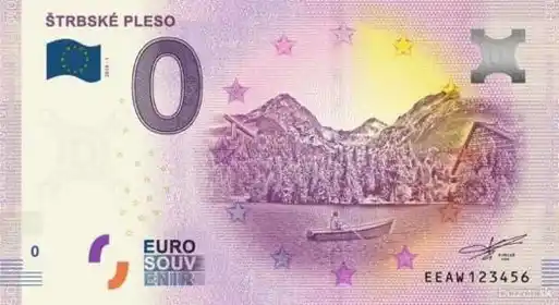 0€ banknote ŠTRBSKÉ PLESO