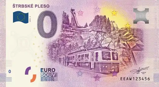 0€ banknote ŠTRBSKÉ PLESO