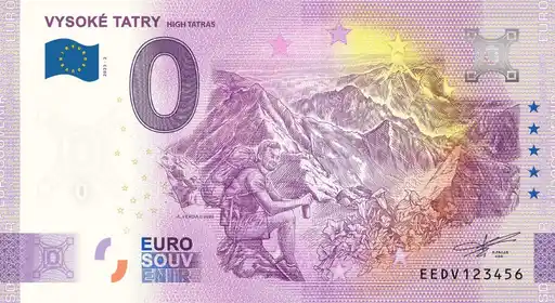 Billete de 0€ HREBIENO KVYSOKÉ TATRY
