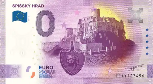 0€-Schein SPIŠSKÝ HRAD