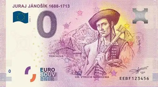 Billet 0€ JURAJ JÁNOŠÍK 1688-1713