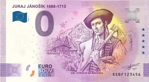 Billet 0€ JURAJ JÁNOŠÍK 1688-1713