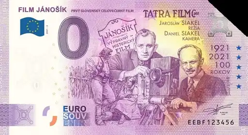 0€-Schein FILM JÁNOŠÍKPRVÝ SLOVENSKÝ CELOVEČERNÝ FILM