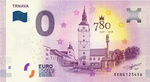0€ banknote TRNAVA