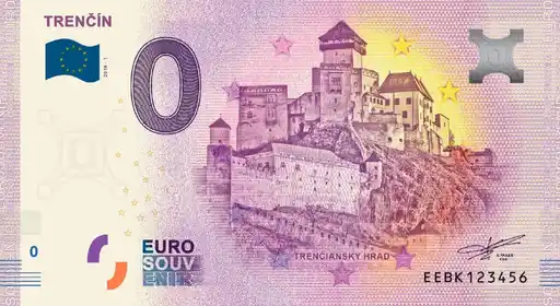 Banconota da 0€ TRENČÍNTRENČÍANSKY HRAD