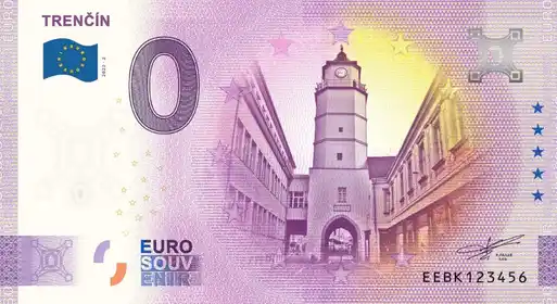 Banconota da 0€ TRENČÍN