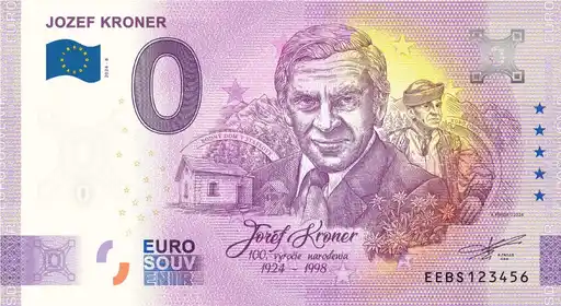 0€ banknote JOZEF KRONER