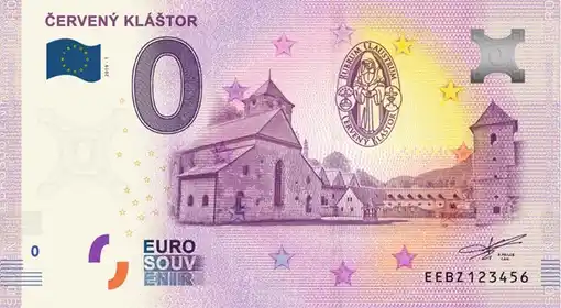 0€ banknote ČERVENÝ KLÁŠTOR