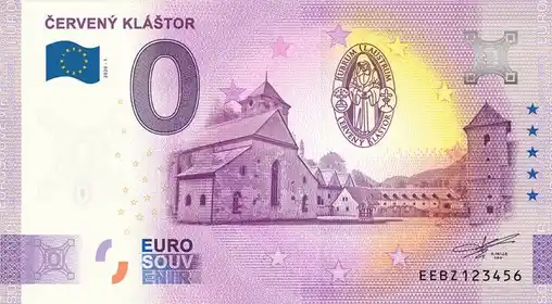 0€-Schein ČERVENÝ KLÁŠTOR