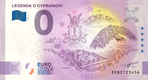 Banconota da 0€ LEGENDA O CYPRIÁNOVI