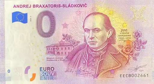 Billet 0€ ANDREJ BRAXATORIS-SLÁDKOVIČ