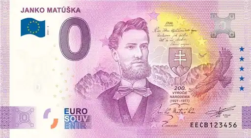Banconota da 0€ JANKO MATUSKA