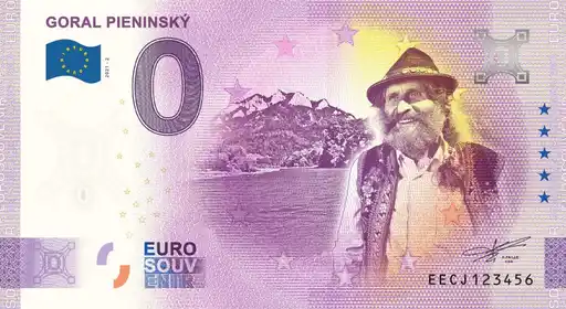Banconota da 0€ GORAL PIENINSKÝ