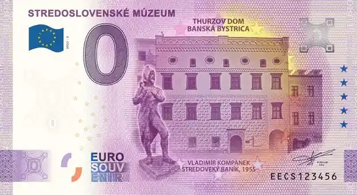 0€ banknote STREDOSLOVENSKÉ MÚZEUM