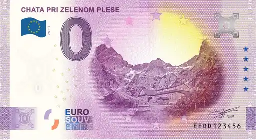 0€ banknote CHATA PRI ZELENOM PLESE