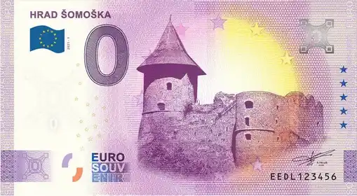 Billete de 0€ HRAD ŠOMOŠKA