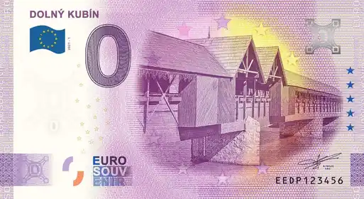 Billete de 0€ DOLNÝ KUBÍN