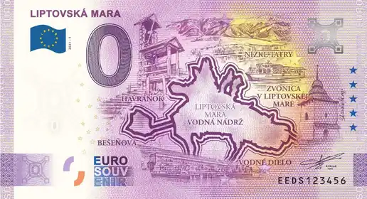 Billete de 0€ LIPTOVSKÁ MARA