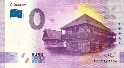 0€ banknote ČIČMANY