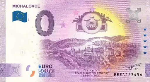 Banconota da 0€ MICHALOVCE