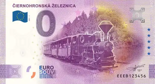 0€-Schein ČIERNOHRONSKÁ ŽELEZNICA