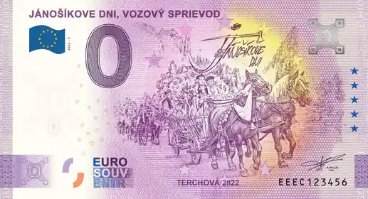 0€ banknote JÁNOŠÍKOVE DNI