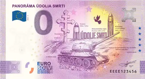 Billete de 0€ PANORÁMA ÚDOLIA SMRTI