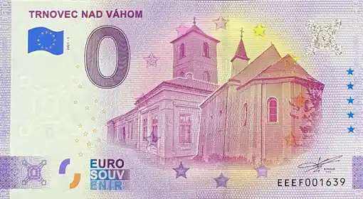 Banconota da 0€ TRNOVEC NAD VÁHOM