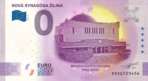Billet 0€ NOVÁ SYNAGÓGA ŽILINANárodná kultúrna pamiatka 1963-2023