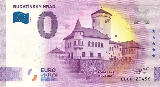 Billete de 0€ BUDATINSKY HRADPOVAŽSKE MUZEUM