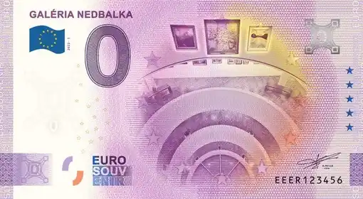 0€ banknote GALÉRIA NEDBALKA