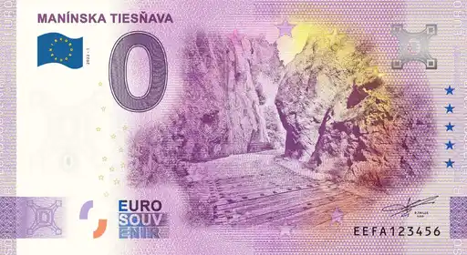Billete de 0€ MANÍNSKA TIESŇAVA