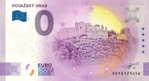 Banconota da 0€ POVAŽSKÝ HRAD