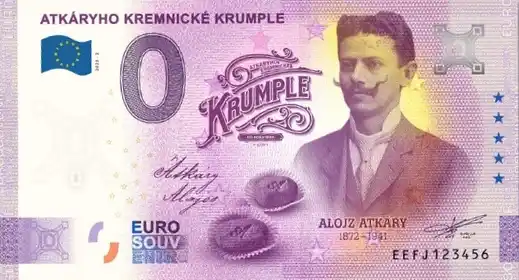 Banconota da 0€ ATKARYHO KREMNICKE KRUMPEL