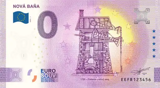 0€ banknote NOVÁ BAŇA