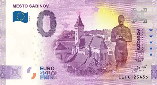 0€-Schein MESTO SABINOV