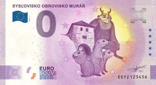 0€-Schein SYSĽOVISKO OBROVISKO MURÁŇ