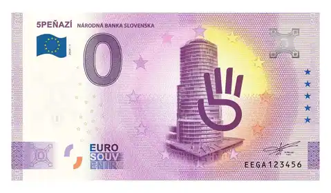 Billet 0€ 5PEŇAZÍNÁRODNÁ BANKA SLOVENSKA