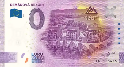 0€ banknote DEMÄNOVÁ REZORT