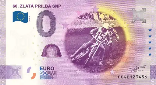 Billete de 0€ 60. ZLATÁ PRILBA SNP