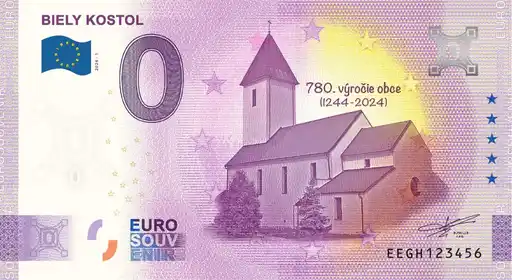 Billet 0€ BIELY KOSTOL780. výročie obce (1244-2024)