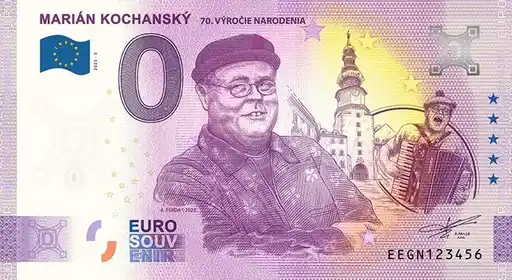 0€-Schein MARIAN KOCHANSKÝ