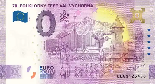 Billete de 0€ 70. FOLKLÓRNY FESTIVAL VÝCHODNÁ
