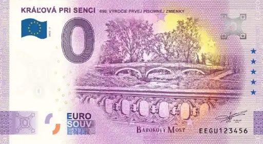0€-Schein KRÁĽOVÁ PRI SENCI
