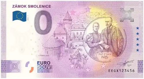 0€ banknote ZÁMOK SMOLENICE