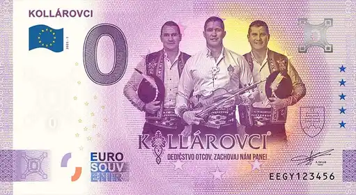 0€ banknote KALLAROVCI