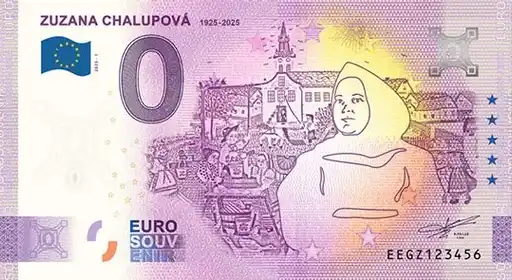 Billete de 0€ ZUZANA CHALUPOVÁ