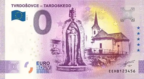 Banconota da 0€ TVRDOSOVCE - TARDOSKEDD