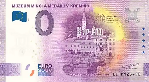 Billet 0€ MUZEUM MINCI A MADAILI V KREMNICI