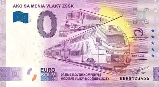 Billet 0€ AKO SA MENIA VLAKY ZSSK